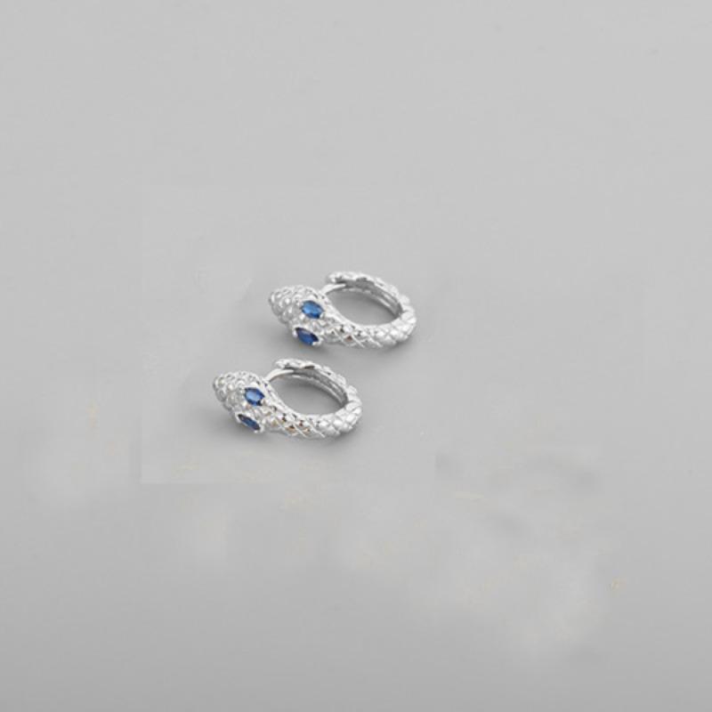 Fashion Snake-shaped Willow Leaf Chain Earrings - Unique and Versatile Ear Jewelry - Heart-shaped Round Beads Ear Decorations