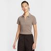 Women's Slim Fit Breathable Knit Polo T-Shirt DV7885-214