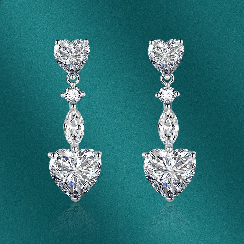 

Серьги SACE GEMS, серьги-капли для женщин, подарки на свадьбу белый