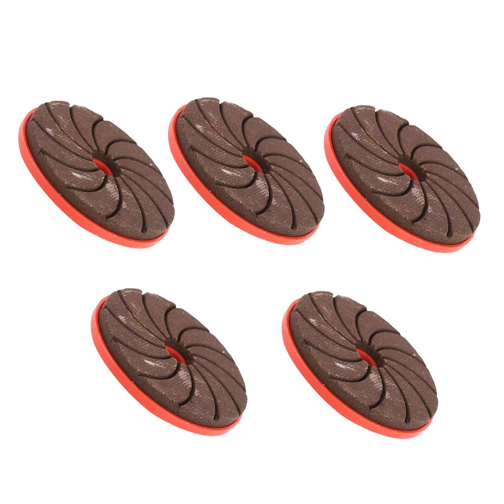 5 Pcs Angle Grinder Grinding Wheel 200 Grit M10 Spiral Interface 100 Angle Grinder Polishing Disc for Metal Stone