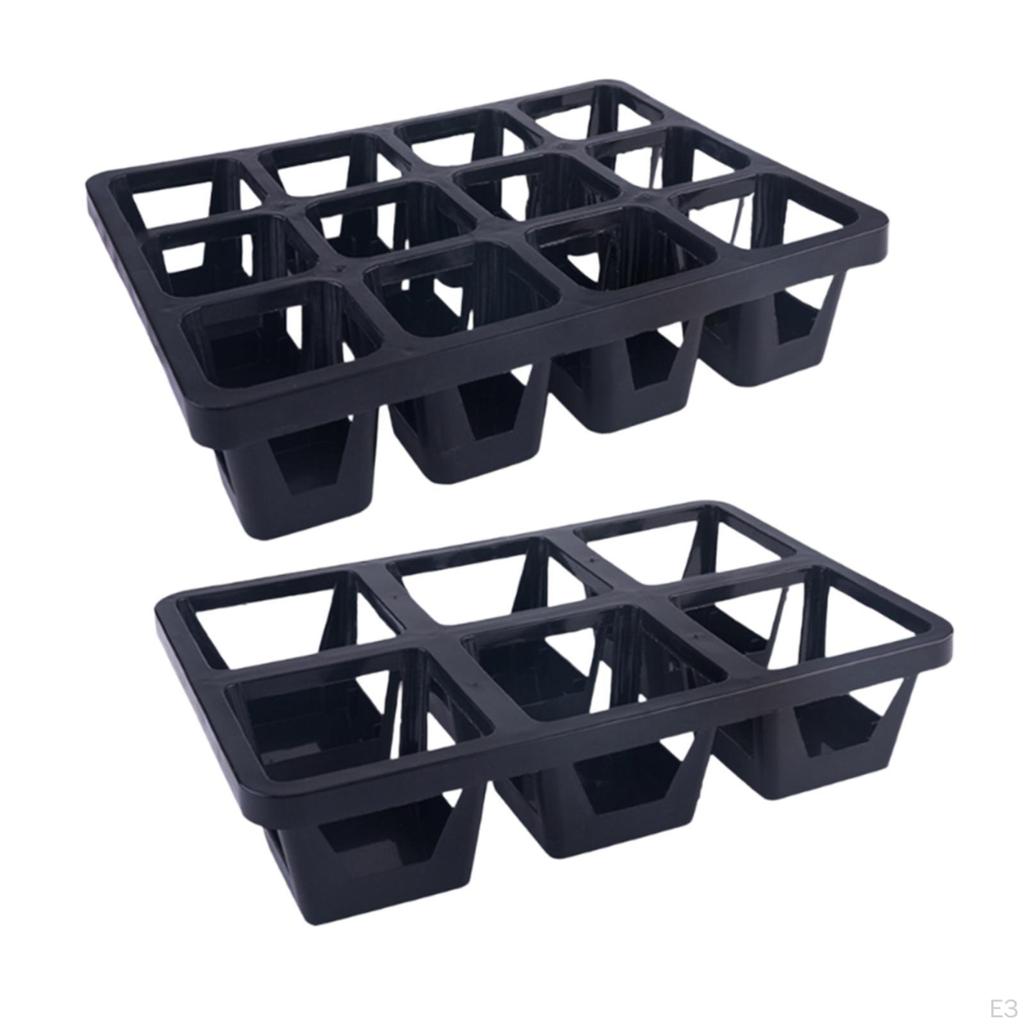 Nursery Pots Tray Plant Pot Carry Holder Indoor Outdoor Strong Bearing Capacity Portable Wear