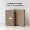 A6 Pu Leather Business Office Loose-Leaf Notebook Journal Binder Diary Planner Organizer Notepad School Stationery Quality