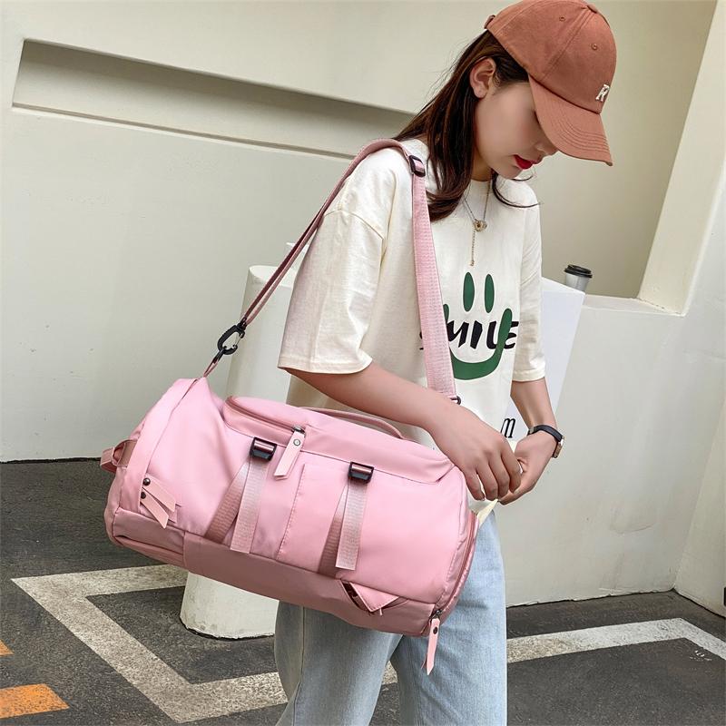 Multi-function Double Shoulder Travel Bag Dry and Wet Separation Swimming Fitness Bag with Shoe Compartment Yoga Bag
