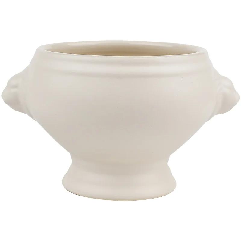 

Ceramic Relief Lion Head Tableware, Desserts, Salad Bowls, Appetizers, French Molecular Cooking Soup Bowls, Restaurant Tableware