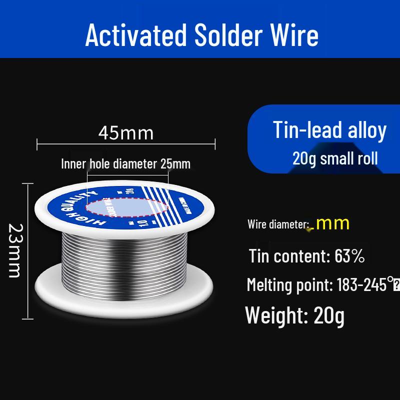 High-Purity Lead-Free Rosin Core Solder Wire for Low-Temperature Welding