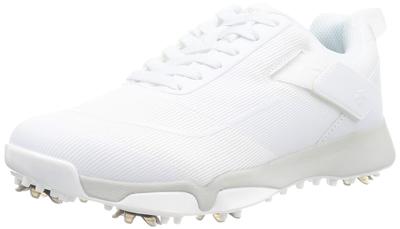 Descente Golf Golf Shoes Kounoe Belt GAINA BMZ Insole DQ1TJA00 WH00 Cm (Unisex) (White) 25.0