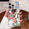 Case For iPhone 14 Pro 6.1" Casing iPhone 14 Pro Max 6.7" Cover Luxury Cute Love Rabbit Funny Clear Soft Silicone TPU Phone Case