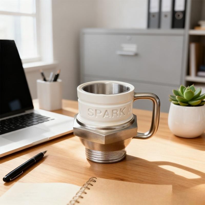 Spark Plugs, Mugs, Mechanical Style High-end Decorative Items, Coffee Cups, Resin Handicrafts