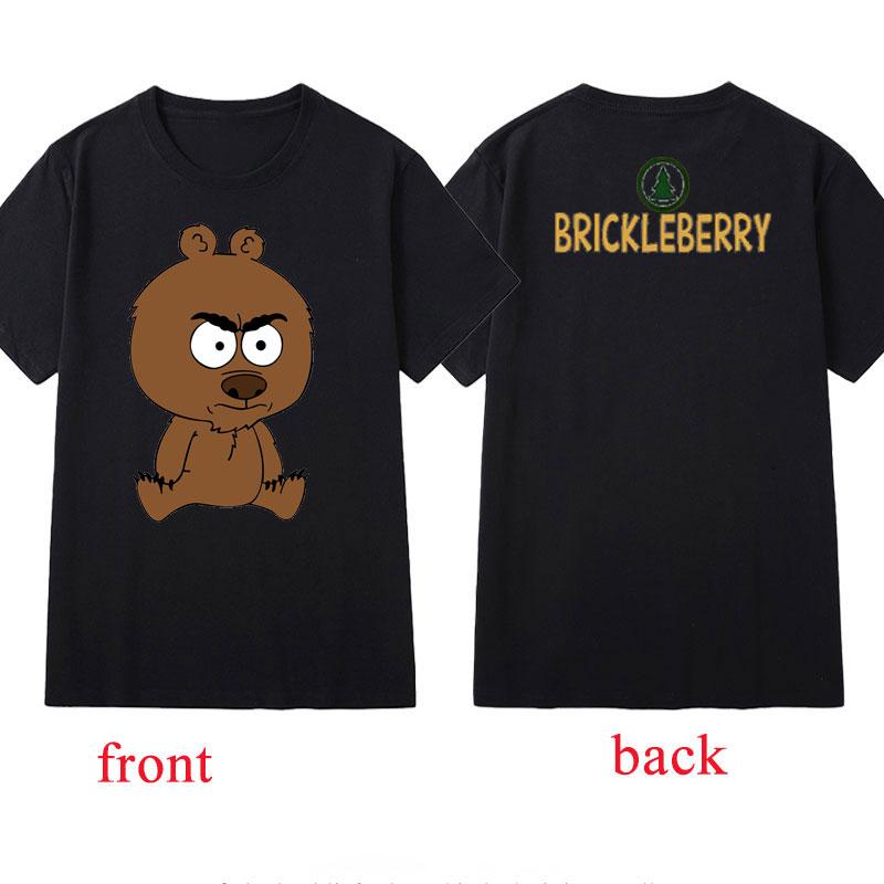 

Brickleberry Malloy Cute Kawaii Cheap Polyester Material Unisex Printed Tee New Fashion Vintage Cartoon Funny Y2k Clothing 4XL
