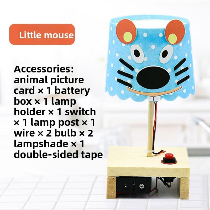 

Cartoon Diy Desk Lamp With Creative Educational Kit For Kids Science Projects Mouse