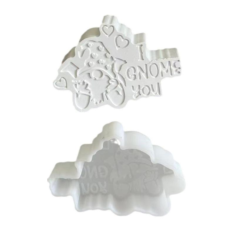 Christmas Silicone Molds Gypsum Decoration Mold  Scented Candle Mold Table Ornament Making Tool for Making Crafts