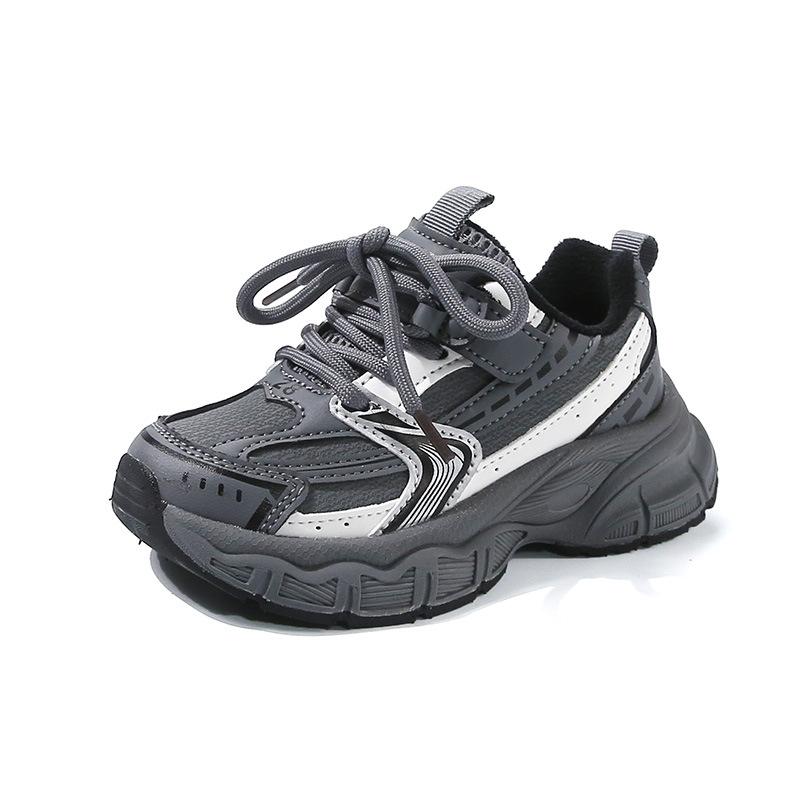 Winter Hot-selling Boys and Girls Plus Velvet Warm Fashion Casual Soft-soled Sports Shoes