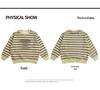 Boys' Yellow Striped Fleece-Lined Sweatshirt - Autumn/Winter 2025