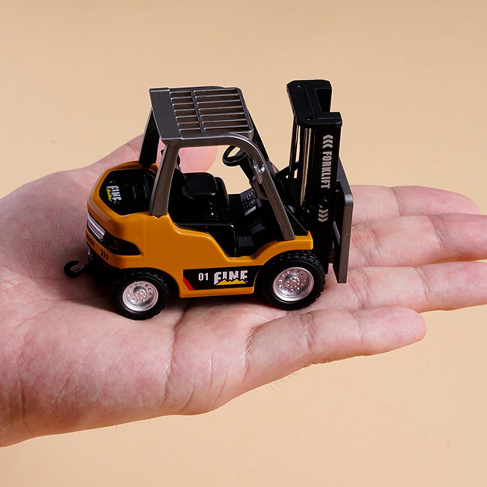 1/64 RC Trucks Alloy Forklift Mini APP 2.4GHZ RC Cars Remote Control Construction Engineer Vehicle Desktop Model Collection Gift