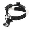 80000 Lux Powerful Headlamp with Binocular Magnifier 2.5X/3.5X Helmet Dental Loupe with Headlight 3W High Brightness