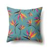 Polyester Pillowcase Plant Fresh Car Decoration Home Printed Pillowcase Sofa Cushion Cover