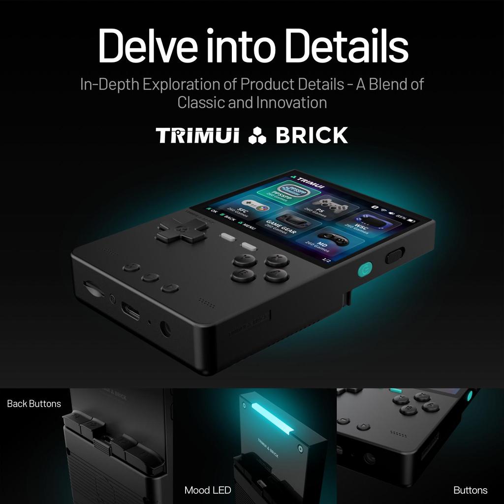 TRIMUI BRICK Retro PSP-Style Handheld Arcade Console
