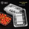 Qiwei Disposable Lidless Transparent Fruit Box