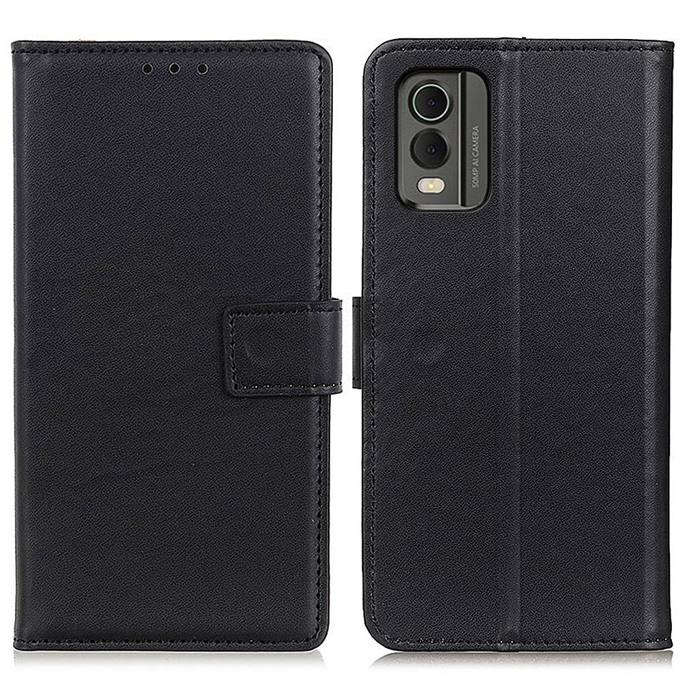 

PU Leather Full Protection Phone Cover for Nokia C32,Wallet Stand Cell Phone Case Black