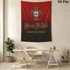 Name Custom PORTUGAL Wall Tapestry Aesthetic Wall Hanging Printed Fabric Blanket Decorative Tapestries for Bedroom Living Room Home Decor