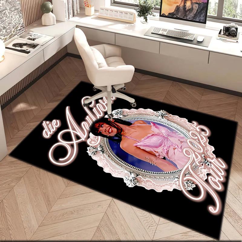 1pc Ayliva, the sweet singer Carpet Rug for Living Room Bedroom Home Sofa Decoration,Kids play Non-slip Floor Mat