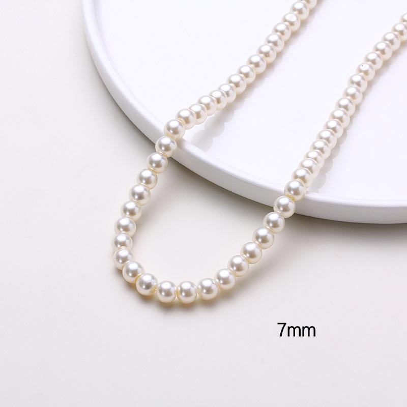 Pearl Color Glass Imitation Pearls Beads for DIY Jewelry Making