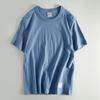 Leak-Picking! Export Export Japan Pure Cotton Men Casual Pure Color Short Sleeve T-Shirt Tail Order Cattle Goods OEM Goods Bottoming Shirt