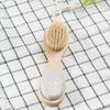 Wooden Foot rubbing stone foot skin grinding foot file pumice stone brush foot massage multi-functional exfoliation foot board