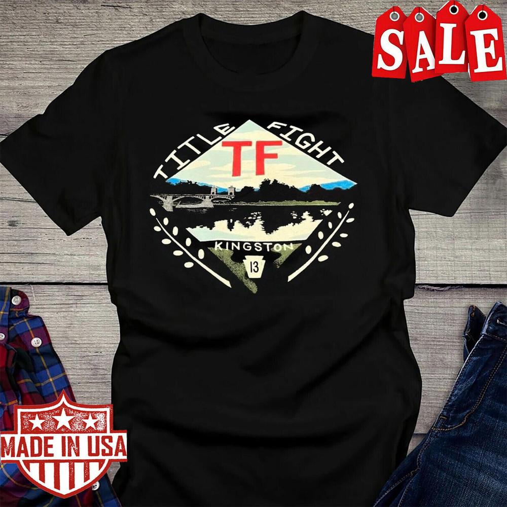 Футболка с концерта Title Fight в Кингстоне Хлопок Для Мужчин Женщин UR772 Унисекс Футболка L