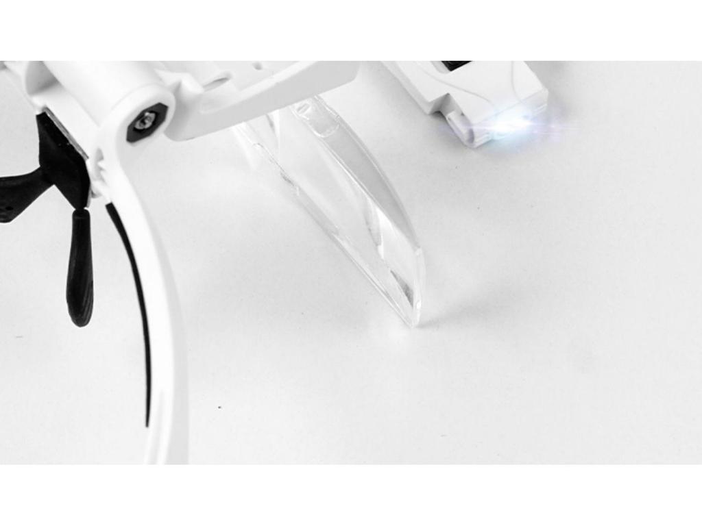 Head-mounted Eyelash Magnifier & Light for Acne and Tattoo Work
