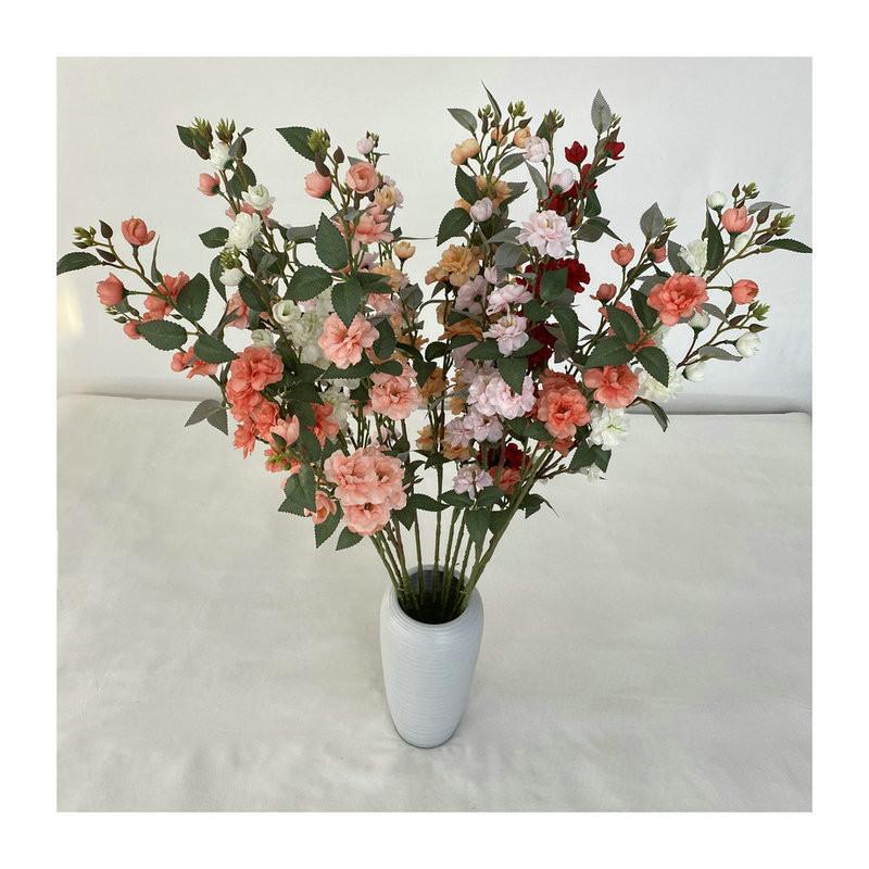 Bouquet Flower Camellia For Table Centerpiece Home Office Decorations Gifts