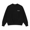 VERUTUM Serif Small Logo Sweatshirt Black