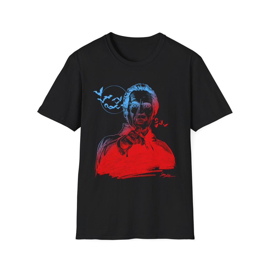 Count Dracula T-Shirt, Vintage Illustration, Unisex Softstyle
