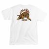 Camiseta Blanca de Skateboard Santa Cruz Steve Alba SALBA TIGER