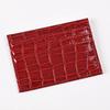 Women's Thin Business Credit Card Case Bag Student Id Bus Card Cover Purse Crocodile Pattern Card Holder Wallet Pu Leather