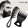 Pxcl Men's Hairdressing Comb,2 Pcs Anti-static Detangling Hair Brush Wide Tooth Hair Comb Hairdressing Oil Comb For Barber Shop