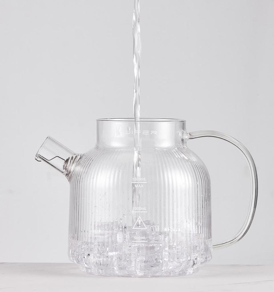 Good Wife All-Glass Multifunctional Tea Maker Kettle for Home or Office