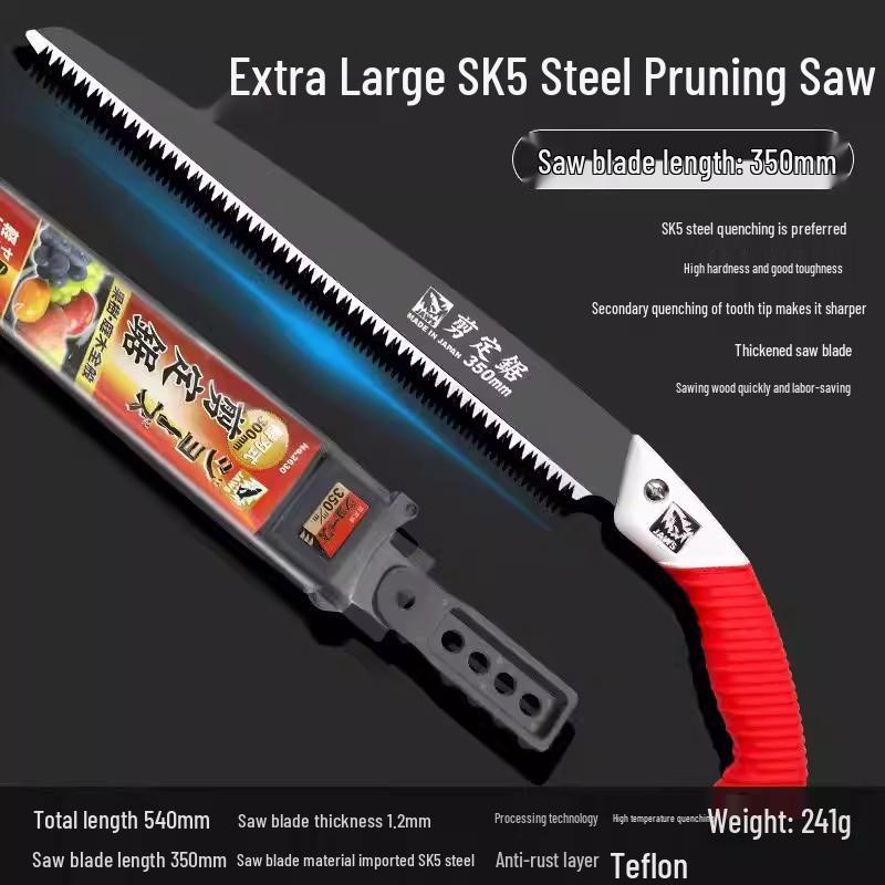 Japanese High Manganese Steel Sharp Hand Saw for Wood and Trees