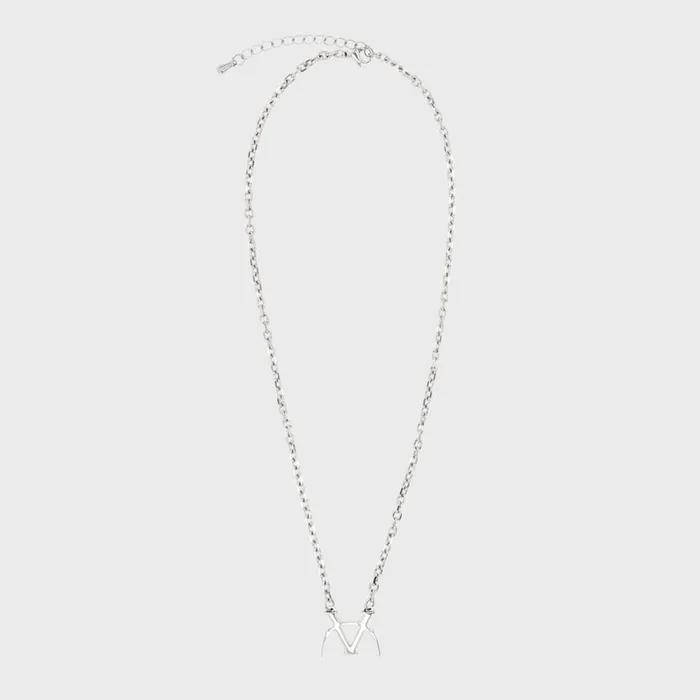 Symbol Logo Drop Necklace