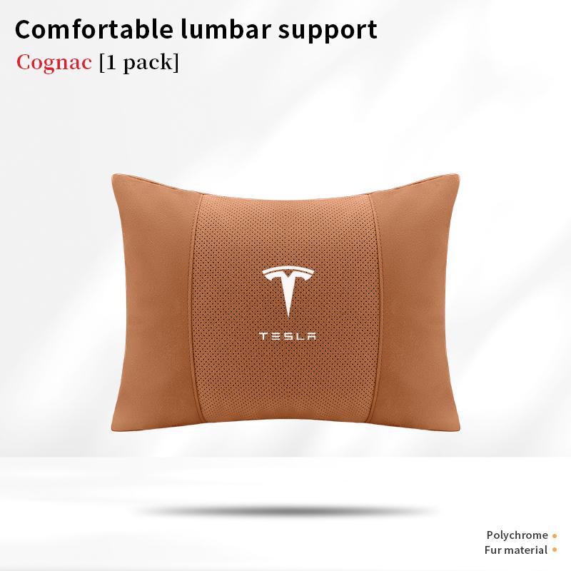 Car Headrest Neck Support Seat Lumbar Cushion Neck Pillow For Tesla Model 3 Model Y Model S Model X Auto Interior Accessories