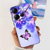 For Tecno Spark GO 2023 BF7n Phone Case Tecno Pop 7 Pro BF7 Pop7 Back Cover Matte Soft Silicone Coque Fundas Oil Flower Heart