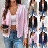 Women S V Neck Long Sleeve Solid Knit Cardigan