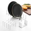Telescopic Stainless Steel Pot and Lid Rack - Folding, Multi-purpose Kitchen Storage