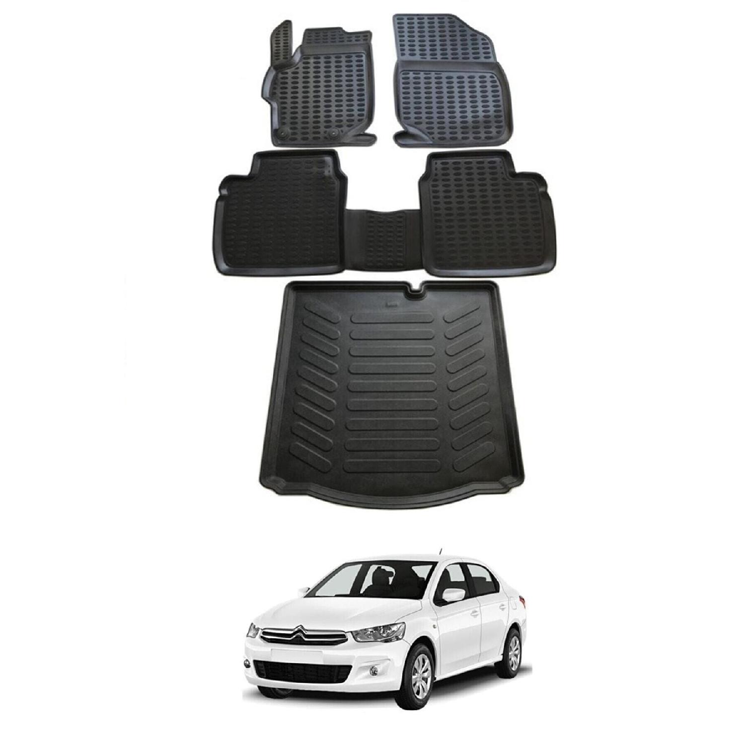 

Точно совместим с Citroen C-elysee 2012 3d коврики, комплект из двух багажных отсеков