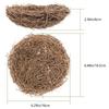 Artificial Rattan Bird Nest Ornament Decorative Spring Nest Photo Prop for Easter Party Home Garden Decoration Craft Project