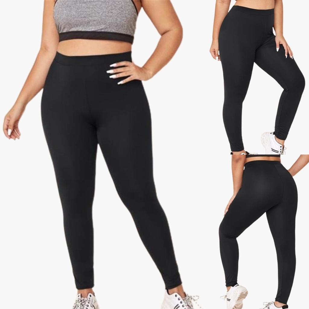 High Waist Yoga Leggings Plain 