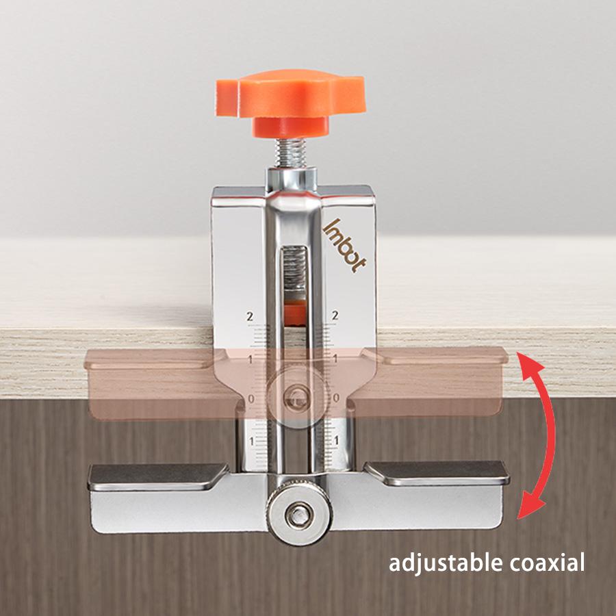Imbot  Stainless Steel Cabinet Door Positioning Tool Kit Adjustable Jig for DIY Home Repairs and Installations