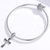 High Quality Women 925 Sterling Silver Cross Charm Necklaces Fine Jewelry Making
