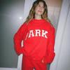 Cross-Stitch Half-High Collar Round Neck Sweatshirt - Simple, Comfortable, for Everyday Life.