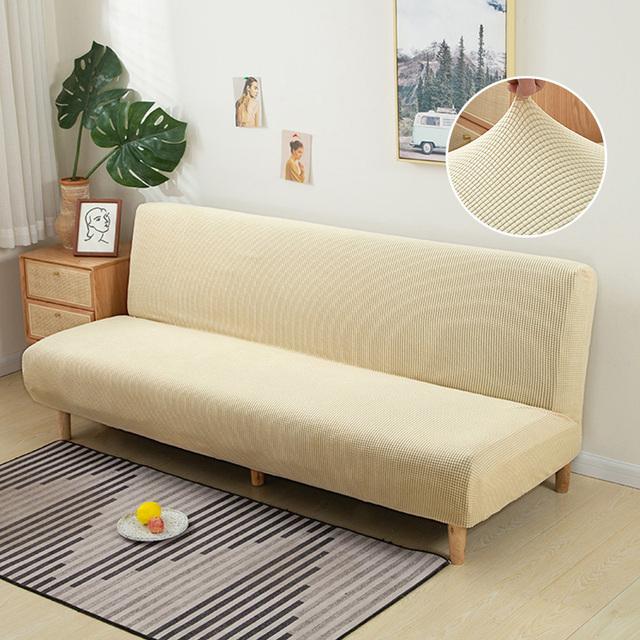 

Жаккардовый чехол для дивана-кровати, складные чехлы на сиденье дивана, растягивающиеся чехлы, защита для дивана, эластичные чехлы-футоны для скамейки для дома X Size 120-155cm